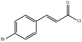 (2E)-3-(4-bromophenyl)acryloyl chloride Structure