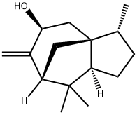 (+)-8(15)-CEDREN-9-OL 구조식 이미지