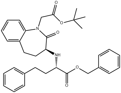 Benazeprilat Benzyl Ester (Glycine)tert-butyl Ester Structure