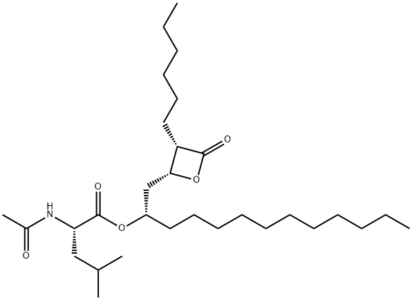 N-DesforMyl N-Acetyl (S,S,R,S)-Orlistat  (Orlistat IMpurity) Structure