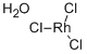 Rhodium (III) chloride trihydrate Structure