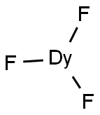 디스프로슘(III) 플루오라이드 구조식 이미지