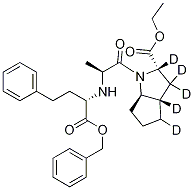 Ramipril Benzyl Ester-d5 Structure