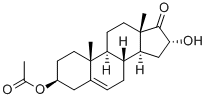 3-Hydroxy-deoxyandrost-5-ene-17-one-3-acetate 구조식 이미지