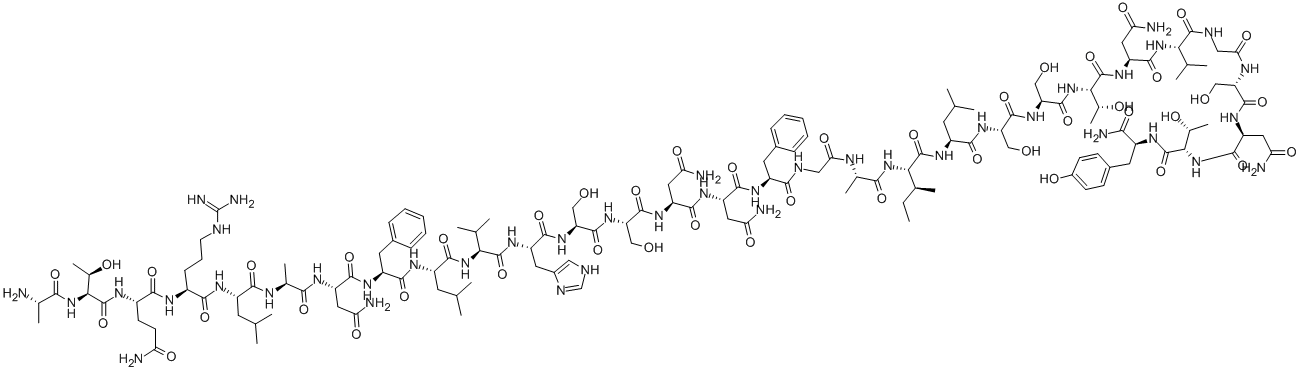 AMYLIN (8-37) (HUMAN) 구조식 이미지