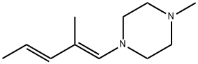 Piperazine, 1-methyl-4-(2-methyl-1,3-pentadienyl)-, (E,E)- (9CI) Structure