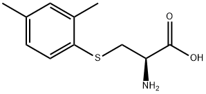 S-(2,4-디메틸벤젠)-D,L-시스테인 구조식 이미지