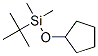 실란,(사이클로펜틸옥시)(1,1-디메틸에틸)디메틸-(9CI) 구조식 이미지