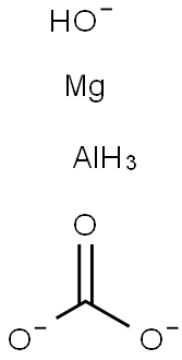 Aluminum magnesium hydroxide carbonate Structure