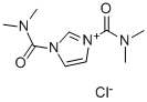 1,3-비스((디메틸아미노)카르보닐)-1H-이미다졸륨클로라이드 구조식 이미지