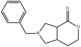 2-벤질-헥사하이드로-피라노[3,4-C]PYRROL-4-ONE 구조식 이미지