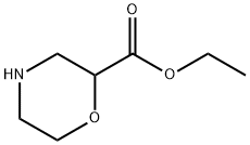 2-Morpholinecarboxylicacid,ethylester(9CI) Structure