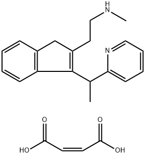 rac-N-DeMethyl DiMetindene Structure