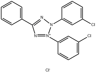 2,3-BIS(3-CHLOROPHENYL)-5-PHENYLTETRAZOLIUM CHLORIDE Structure