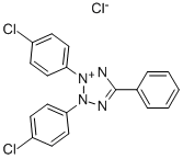 2,3-BIS(4-CHLOROPHENYL)-5-PHENYLTETRAZOLIUM CHLORIDE Structure