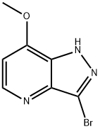 3-broMo-7-Methoxy-1H-pyrazolo[4,3-b]pyridine Structure