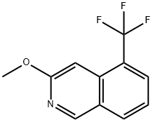 5-(trifluoroMethyl)-3-Methoxyisoquinoline Structure