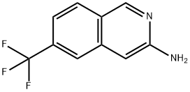 6-(trifluoroMethyl)isoquinolin-3-aMine Structure