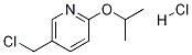 5-(클로로메틸)-2-이소프로폭시피리딘염산염 구조식 이미지