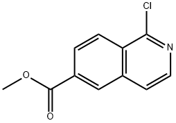 Methyl 1-chloroisoquinoline-6-carboxylate Structure