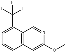 8-(trifluoroMethyl)-3-Methoxyisoquinoline Structure