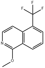 5-(trifluoroMethyl)-1-Methoxyisoquinoline Structure