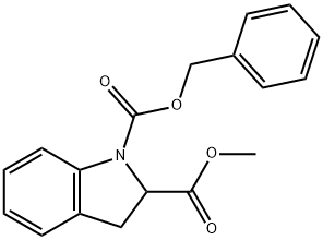 1-BENZYL-2-METHYL-INDOLINE-1,2-DICARBOXYLATE(METHYL-1-CBZ-2-INDOLINE-CARBOXYLATE) 구조식 이미지