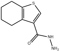 4,5,6,7-TETRAHYDRO-1-BENZOTHIOPHENE-3-CARBOHYDRAZIDE Structure