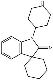 Spiro[cyclohexane-1,3'-[3H]indol]-2'(1'H)-one, 1'-(4-piperidinyl)- 구조식 이미지