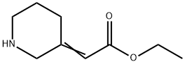 Ethyl 2-(3-piperidinylidene)acetate Structure