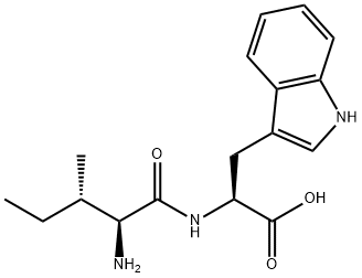 H-ILE-TRP-OH Structure