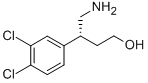 (R) (+) DICHLOROPHENYL AMINO ALCOHOL Structure