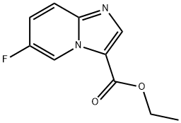 IMidazo[1,2-a]pyridine-3-carboxylic acid, 6-fluoro-, ethyl ester Structure