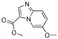 IMidazo[1,2-a]pyridine-3-carboxylic acid, 6-Methoxy-, Methyl ester Structure