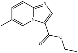 IMidazo[1,2-a]pyridine-3-carboxylic acid, 6-Methyl-, ethyl ester Structure