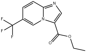 IMidazo[1,2-a]pyridine-3-carboxylic acid, 6-(trifluoroMethyl)-, ethyl ester 구조식 이미지