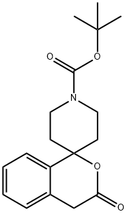 tert-butyl 3-oxospiro[isochroman-1,4'-piperidine]-1'-carboxylate Structure