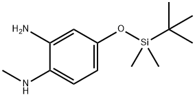 4-(tert-butyldimethylsilyloxy)-n1-methylbenzene-1,2-diamine Structure