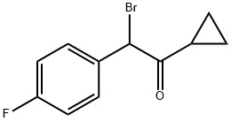 2-BroMo-1-cyclopropyl-2-(4-fluorophenyl)ethanone Structure