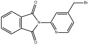 4-브로모메틸-2-프탈리미도-피리딘 구조식 이미지