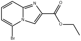 ETHYL (5-BROMOIMIDAZO[1,2-A]PYRIDIN-2-YL)ACETATE Structure