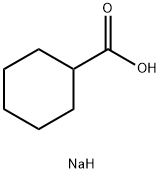 Sodium cyclohexanecarboxylate 구조식 이미지