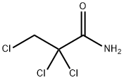 2,2,3-trichloropropionamide 구조식 이미지