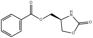 (R)-(+)-4-(HYDROXYMETHYL)-2-OXAZOLIDINONE BENZOATE 구조식 이미지