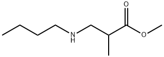 METHYL 3-(BUTYLAMINO)-2-METHYLPROPANOATE Structure