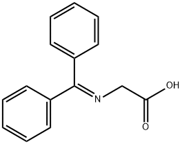 글리신,N-(디페닐메틸렌)- 구조식 이미지