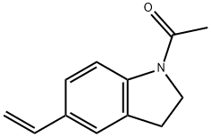 1H-Indole,  1-acetyl-5-ethenyl-2,3-dihydro-  (9CI) Structure