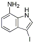 1H-Indol-7-aMine, 3-iodo- Structure