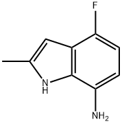 4-fluoro-2-Methyl-1H-indol-7-aMine 구조식 이미지