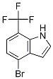 1H-Indole, 4-broMo-7-(trifluoroMethyl)- Structure
